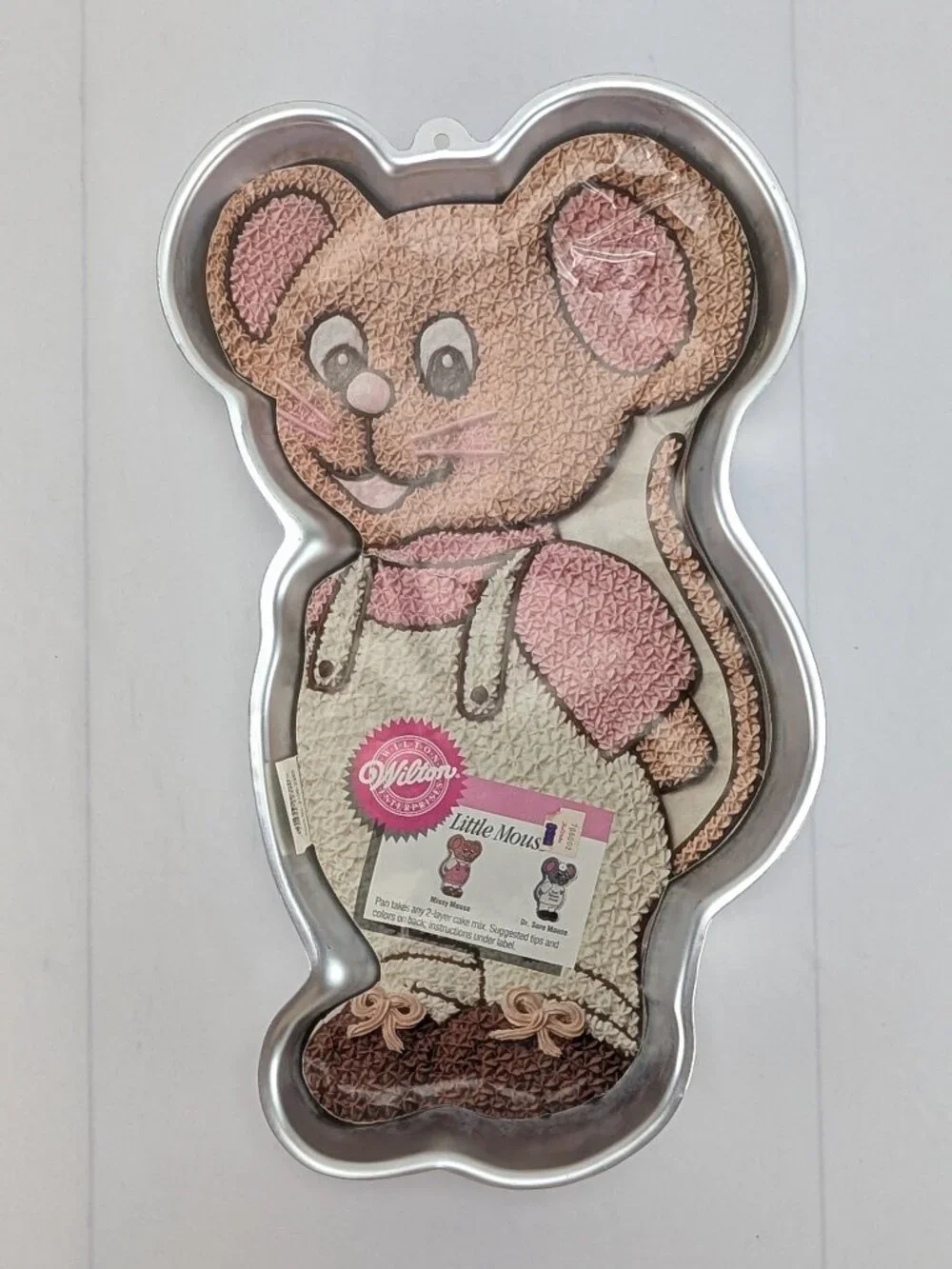 Vintage Wilton Little Mouse Cake Pan Bakeware Mold 2105-2380 DIY Instructions